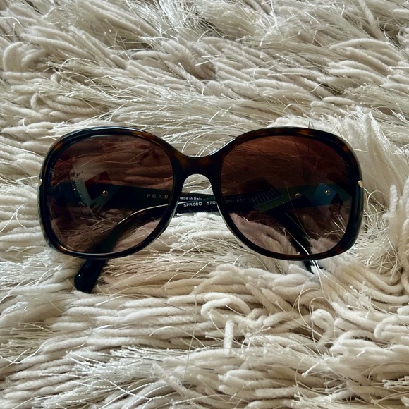 PRADA 57mm Regular - High Bridge Fit Sunglasses (Havana-Brown Gradient) - Picture 5 of 11